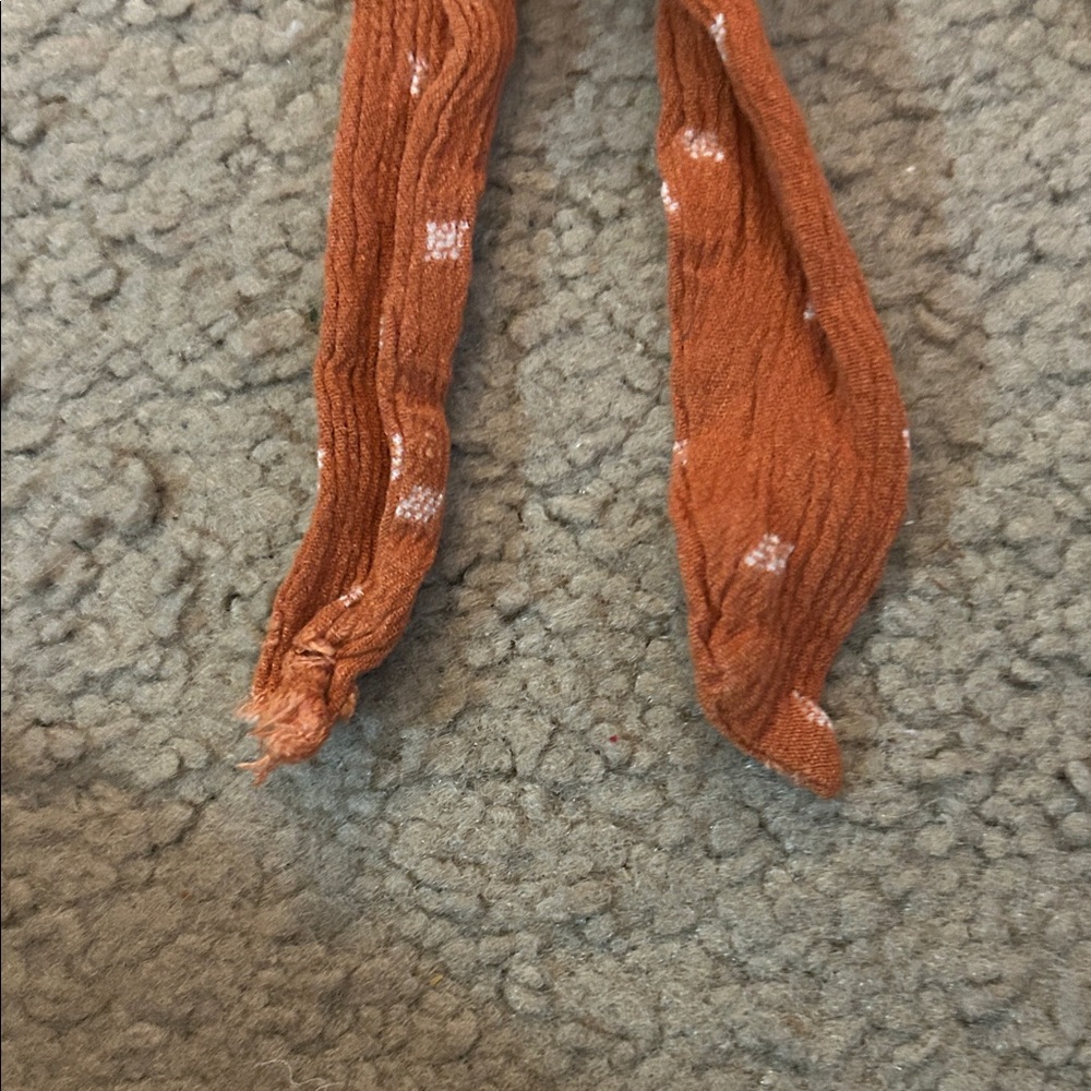 Universal Thread Rust Patterned Wrap Blouse - Picture 4 of 4